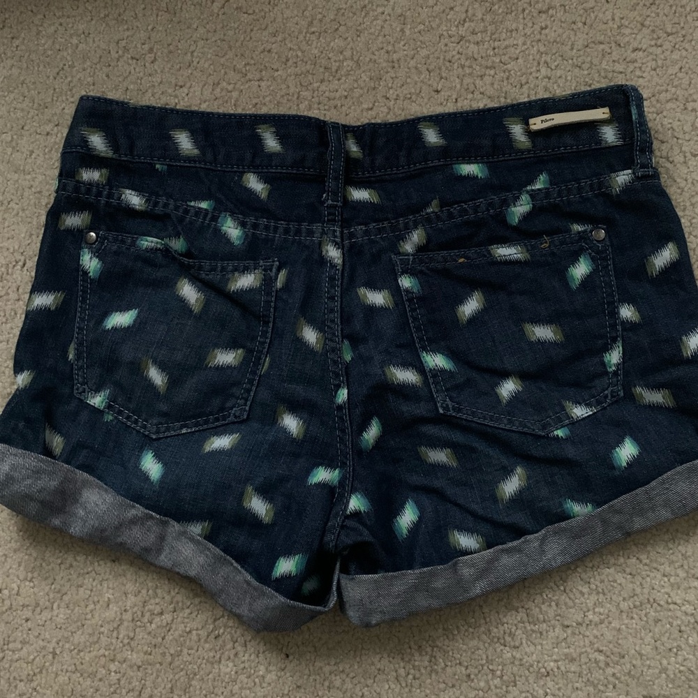 Pilcro & the Letterpress Printed Cuffed Shorts, 28 and 31 - Picture 2 of 8